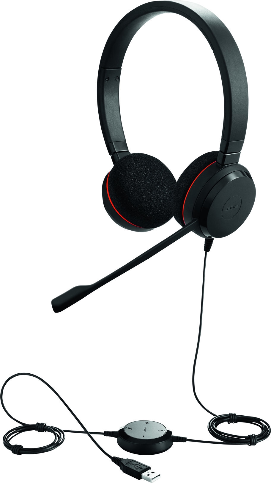Jabra Evolve 20 UC stereo Headset Schwarz