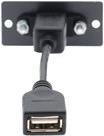 WU-BA W - Wall-Plate Adapter USB-B USB-A Durchgangsverbinder (85-0119699)