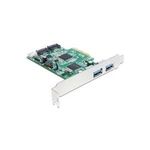 DeLOCK PCI Express Card > 2 x external USB3.0, 2 x internal SATA 6 Gb/s (89359)