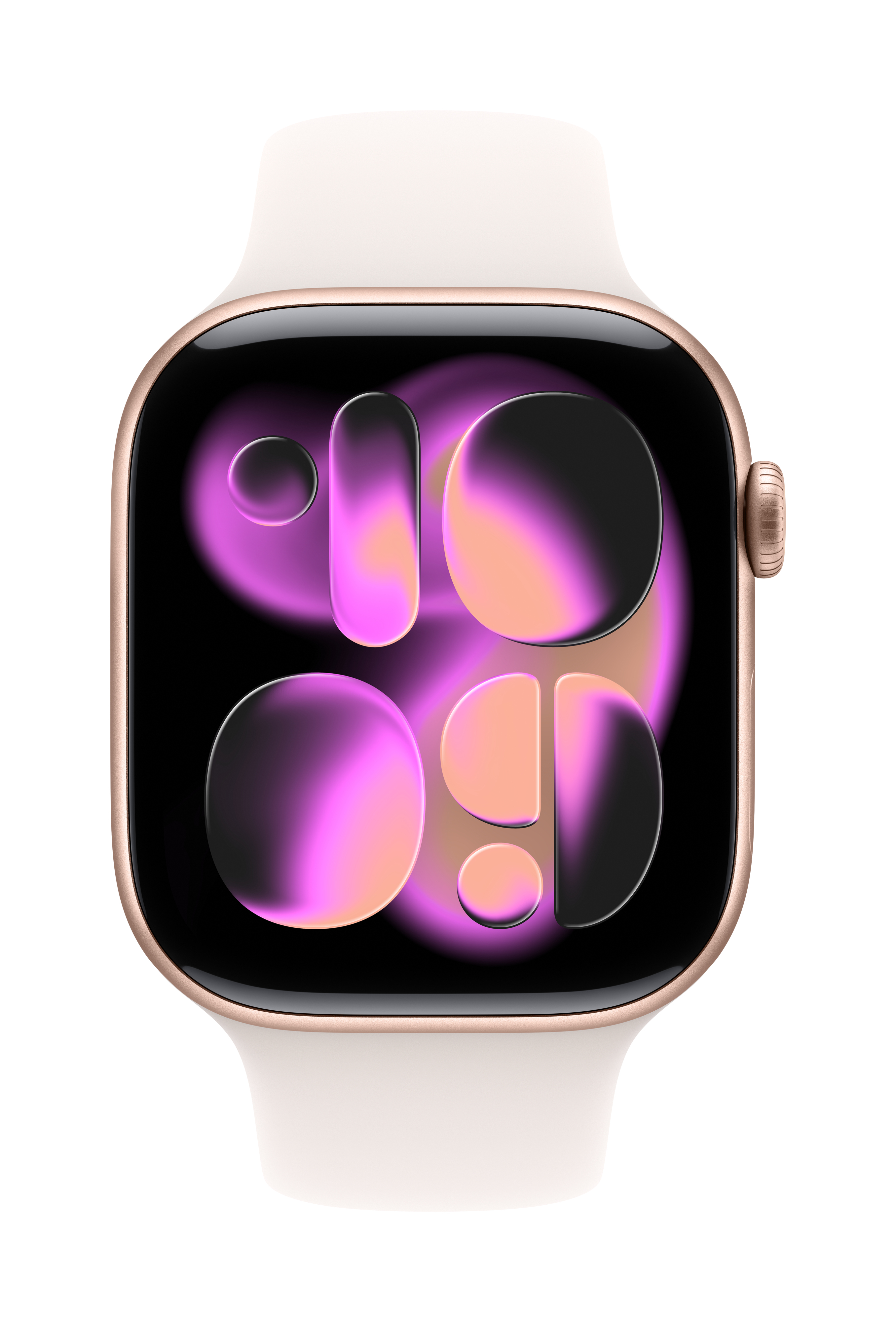 Apple Uhrarmband für Smartwatch 46 mm Größe S/M Leichter Rouge
