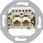 Kopp 1 Stück Einsatz UAE-/IAE-/ISDN-Steckdose Aluminium 33369401 (33369401)