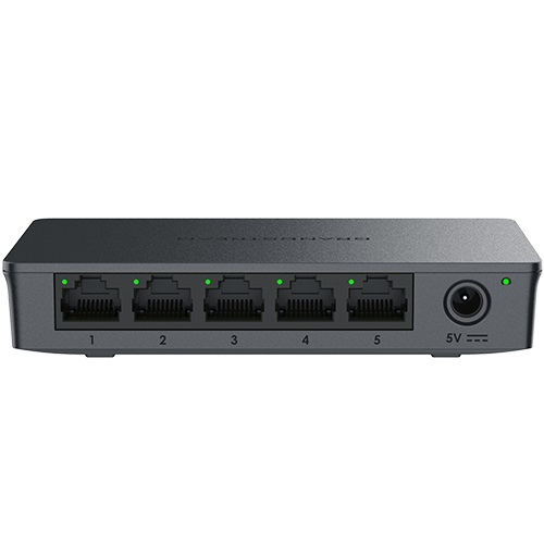 Grandstream GWN7700 Netzwerk-Switch Unmanaged 5-Port Gigabit Ethernet Schwarz
