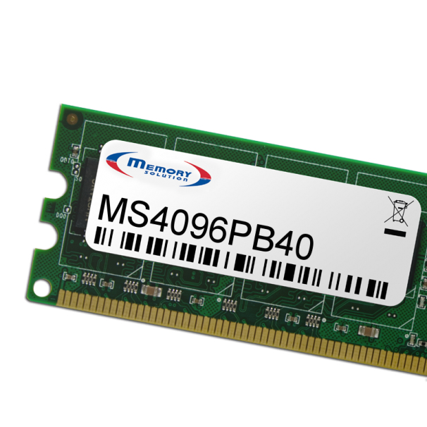 Memorysolution MS4096PB40 4 GB 1 x 4 GB Speichermodul