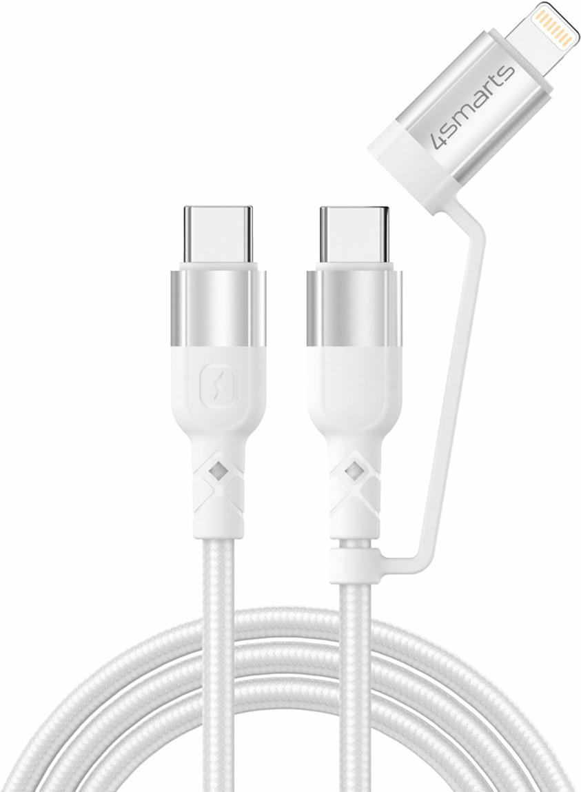 4smarts 540573 USB Kabel 1,5 m USB 2.0 USB C Weiß (540573)