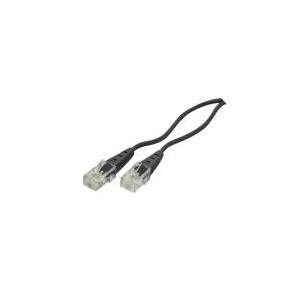 shiverpeaks BASIC-S ISDN-Anschlusskabel, schwarz, 6,0 m RJ45 Stecker - RJ45 Stecker, Rundkabel, 4-adrig (BS70078-S6)