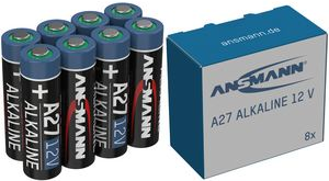 ANS 1520-0016 - Alkaline Batterie A27 8er-Pack (1520-0016)