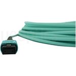 Kompatibles Supermicro CBL-NTWK-0892-OPF40L BlueOptics LWL Trunkkabel, MPO/UPC zu MPO/UPC, 40 Meter, Multimode G50/125µm, OM3, Markenfaser, 3.0mm LSZH aqua, 12 Kerne, Typ B, MPO Stecker ohne Pins, inkl. Messprotokoll (CBL-NTWK-0892-OPF40L-BO)