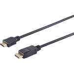 S/CONN maximum connectivity Displayportkabel-Displayport Stecker 20p auf HDMI Stecker, vergoldete Kontakte, 5,0m (77495-2)