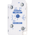 Eltako S91-100-230V. Produktfarbe: Weiß, Zertifizierung: CE. AC Eingangsspannung: 250 V, Stromstärke: 10 A. Abmessungen (BxTxH): 26 x 32 x 50 mm (S91-100-230V)