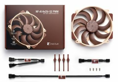 Noctua NF-A14x25r G2 PWM Computerlüfter 140 mm PWM Beige, Braun
