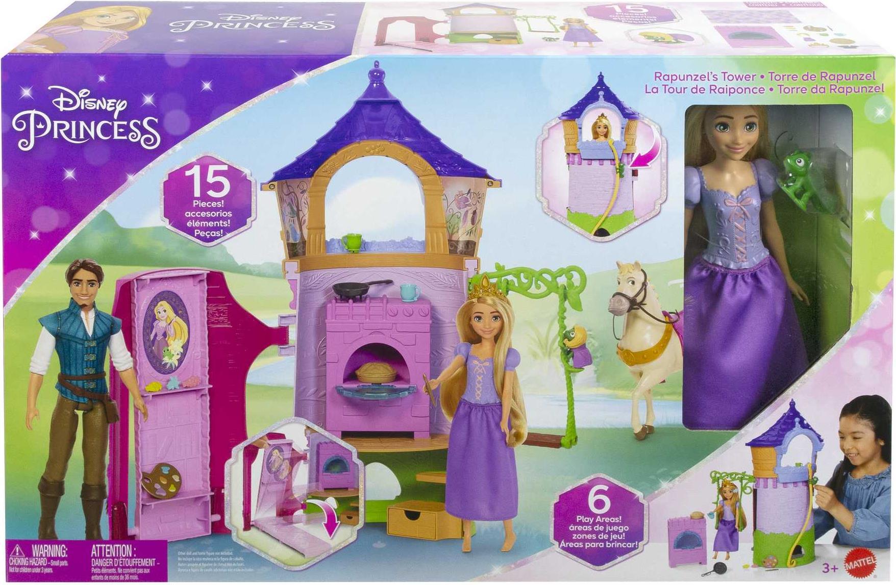 Disney Princess Rapunzel's Tower - Modepuppe - Weiblich - 3 Jahr(e) - Mädchen - 550 mm - 400 g (HLW30)