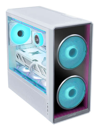 Lian Li Lancool 217 INF Midi-Tower Tempered Glass RGB Weiß