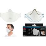 3M Atemschutzmaske Aura 9320+, FFP2, ohne Ventil, 5er Komfort-Partikelmakse, 3-teiliges Design, speziell geformte - 1 Stück (9320-5)