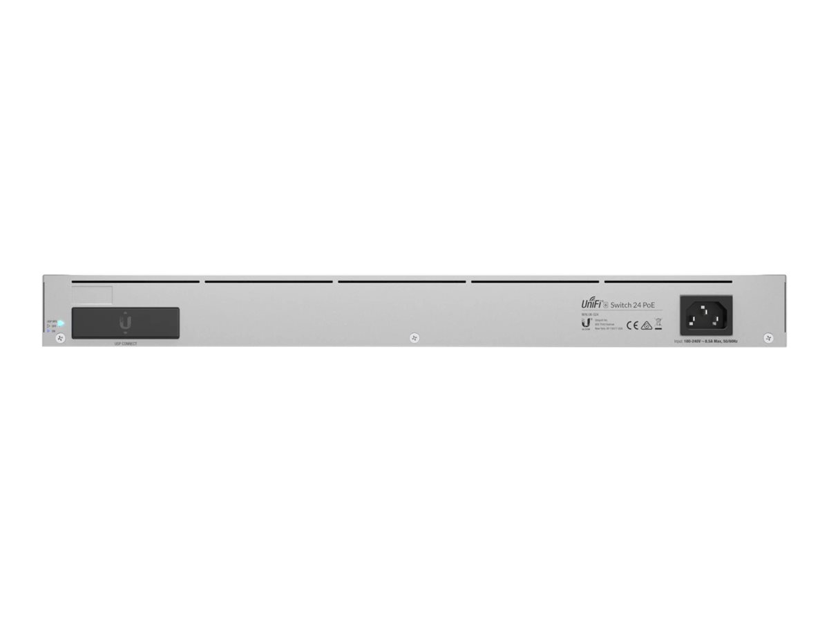 Ubiquiti UniFi Switch USW-Enterprise-24-PoE Managed L3 Switch, 24x RJ-45 PoE+, 2x SFP+, 124 Gbit/s, Weiß