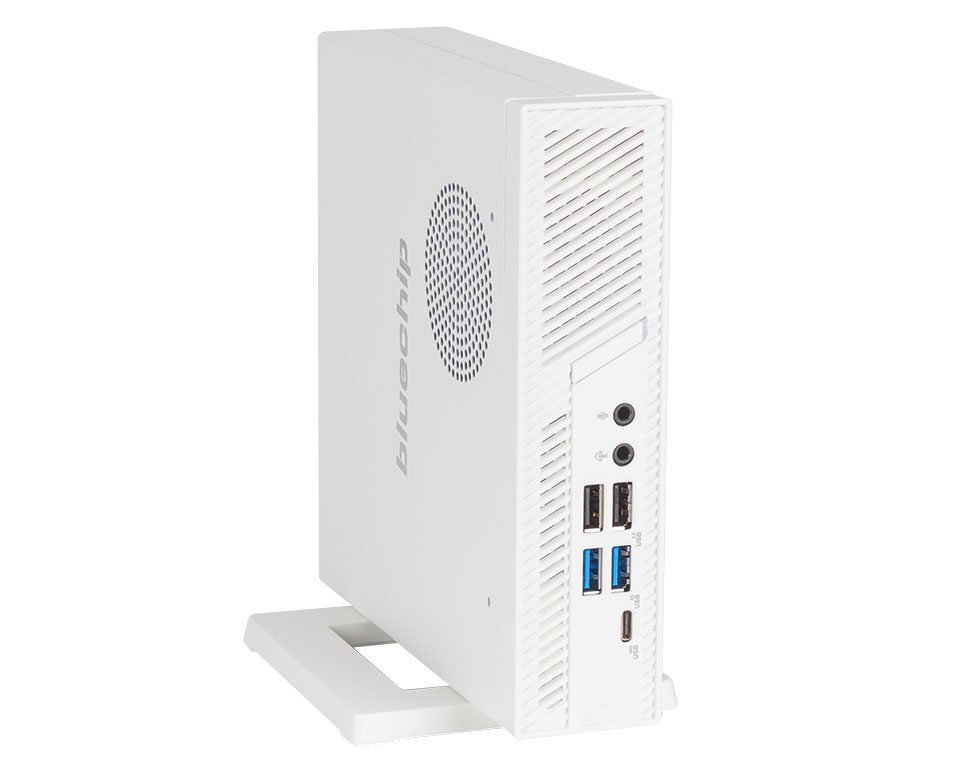 bluechip BUSINESSline S3159 Mini-PC Intel Core i5-14400 8 GB RAM 500 GB SSD Weiß