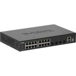 D-Link DGS-1530-20 Smart Managed Switch 16x Gigabit Ethernet, 4x 10G SFP+, 1x USB 2.0, 1x Konsolen-Port (DGS-1530-20/E)