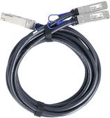 BlueLAN© passives 200GBASE-CR4 QSFP56 auf 2x100GBASE-CR2 QSFP56 Breakout Direct Attach Kabel, 1 Meter, AWG26 (BL072001W1M26)