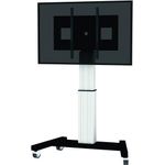 Neomounts PLASMA-M2500SILVER TV-Rollwagen Motorisiert, Mit Fernbedienung 106,7 cm (42) - 254,0 cm (100)