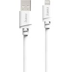 Hama Ladekabel, USB-A - Lightning, für iPhone/iPad, MFi, 3 m, Weiß (00201802)