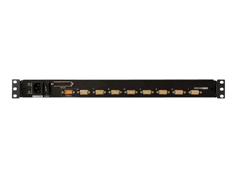 ATEN Slideaway CL5708M US KVM-Konsole mit KVM-Switch 8 Ports 17" VGA 1U Schwarz