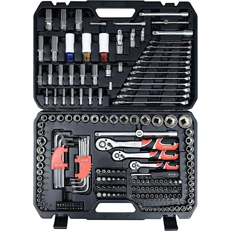 WERKZEUGSATZ 1/4„ 3/8“ 1/2“ KPL YT-38850 YATO YT-38850 