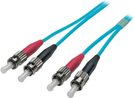 EFB-Elektronik Duplex Jumper ST-ST 50/125µ, OM3, LSZH, aqua, 3.0mm, 5m Hersteller: EFB Elektronik (O7013.5)