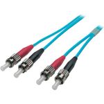 EFB-Elektronik Duplex Jumper ST-ST 50/125µ, OM3, LSZH, aqua, 3.0mm, 5m Hersteller: EFB Elektronik (O7013.5)