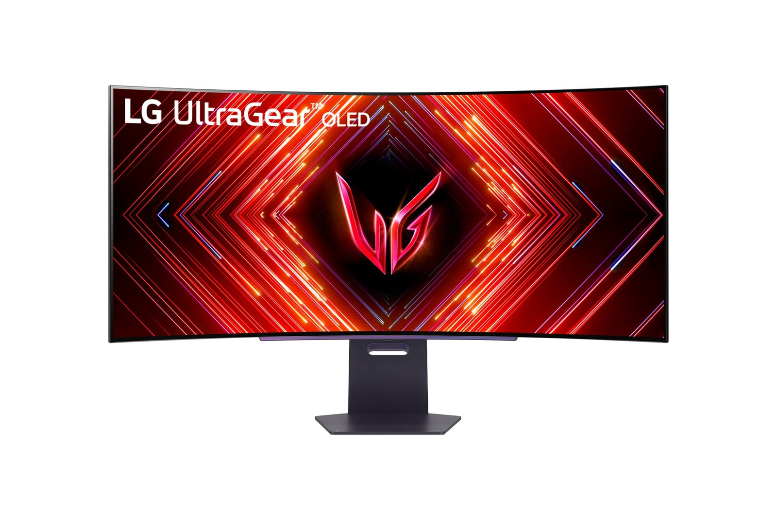 LG 45GS95QX-B Gaming Monitor - OLED-Display, 240Hz, 0,03ms Curved-Design (800R) für maximale Immersion [Energieklasse F] (45GS95QX-B.AEU)