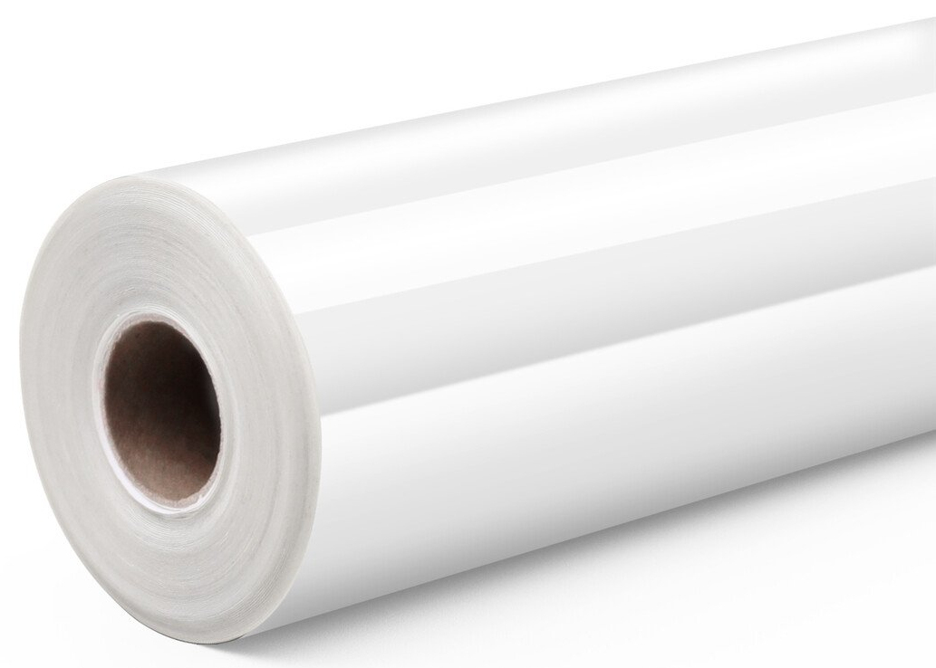 LOKLiK Heat Transfer Vinyl Basic Hitzetransfervinyl 305 x 1800 mm Glänzend Weiß