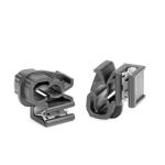 HellermannTyton EdgeClip EC1-3SV-DHC6-7 (151-04455), Bündel-Ø 5,8-6,8 mm, Schwarz, 100 St.