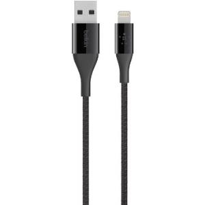 Belkin DuraTek Lightning- / USB- Kabel DuPont Kevlar 1,2m schwarz (F8J207BT04-BLK)