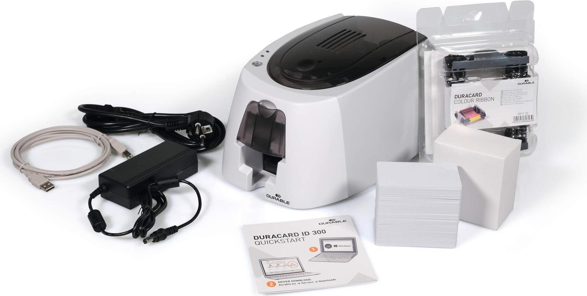DURABLE DURACARD ID 300 Kartendrucker Thermosublimation 260 x 300 dpi USB 2.0