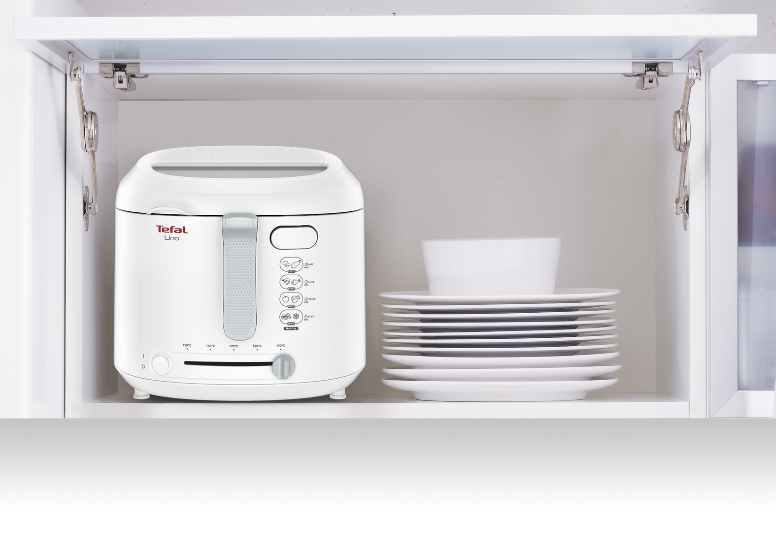 TEFAL Uno FF2031 Fritteuse 1 kg 1,8 l Weiß