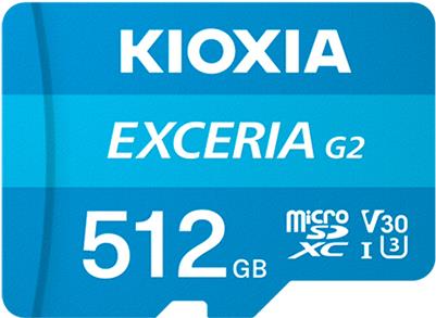 Kioxia LMEX2L512GG2 Speicherkarte 512 GB MicroSDHC UHS-III Klasse 10 (LMEX2L512GG2)