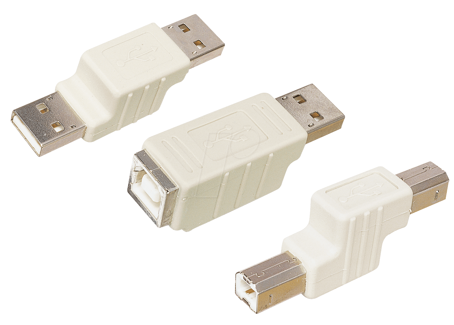 S-CONN USB BST-BST - USB Adapter, B-Stecker auf B Stecker (77042)