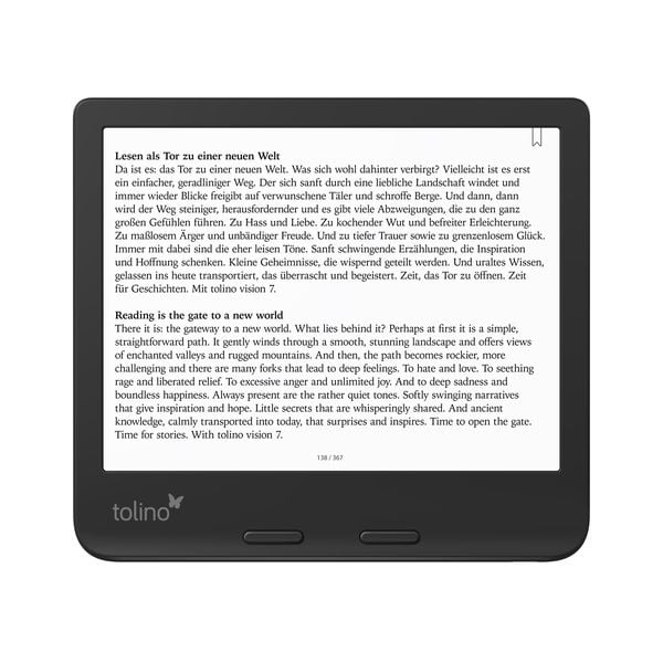 Tolino Vision Color 7" E-Book-Reader 32 GB Schwarz