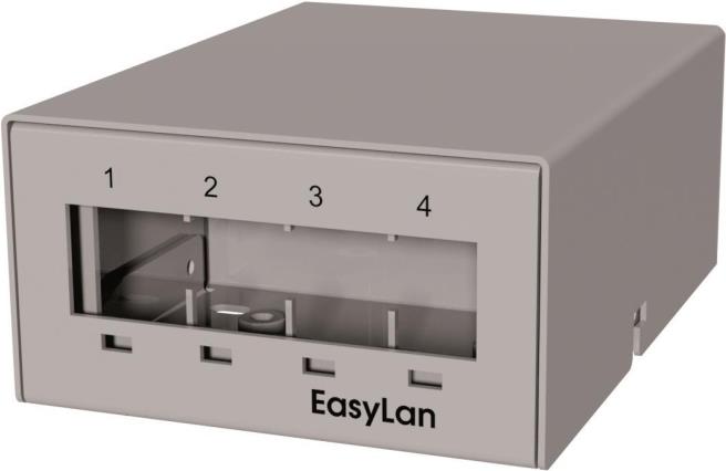 ZVK EasyLan Panel Consolidation Panel 4x Keystone CKVPL0041E (CKVPL0041E)
