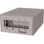 ZVK EasyLan Panel Consolidation Panel 4x Keystone CKVPL0041E (CKVPL0041E)