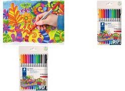 STAEDTLER Noris Club Fasermaler mit Doppelspitze 12-er Pack retail (320 C12)