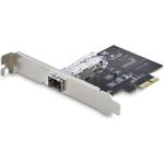 StarTech.com 1-Port GbE SFP Network Card, PCIe 2.1 x1, Intel I210-IS, 1GbE Controller, 1000BASE Copper/Fiber Optic, Single-Port Gigabit Ethernet NIC, Desktop/Server Backplanes (P011GI-NETWORK-CARD)