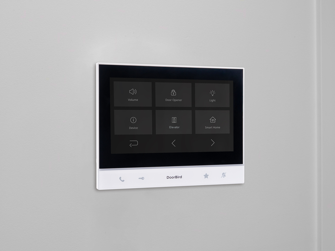 DoorBird A1103 IP Video Innenstation 7" IPS Touch-Display Weiß Schwarz