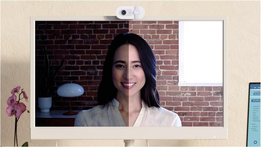 Logitech BRIO Brio 100 Webcam Full HD 1080p Off-White
