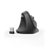 Hama "EMW-500L" - Maus - ergonomisch - Für Linkshänder - optisch - 6 Tasten - kabellos - 2.4 GHz - kabelloser Empfänger (USB) - Schwarz