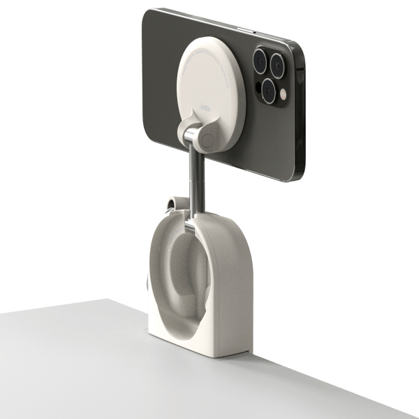 iOttie Treker MagSafe Travel Mount mit Magnetring-Adapter Weiß