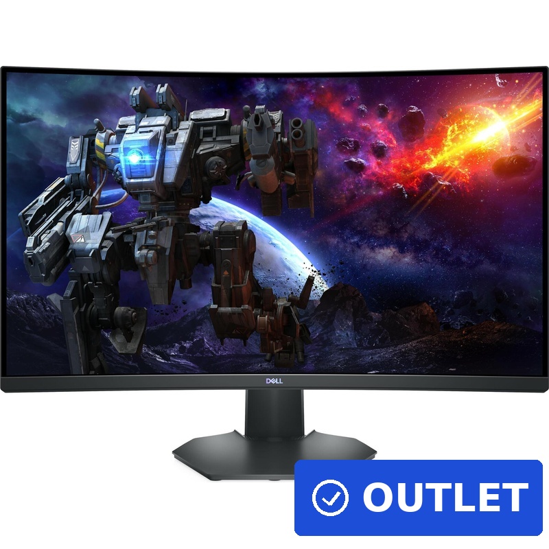 DELL S3222DGM 80 cm (31.5 Zoll) 2560 x 1440 Pixel Wide Quad HD LCD Schwarz (210-AZZH) (B-Ware)