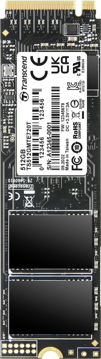 Transcend 512 GB Interne PCIe SSD TS512GMTE720T-VS1 (TS512GMTE720T-VS1)