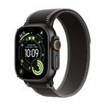 Apple Watch Ultra 3 Titanium Cellular 49mm Schwarz (Trail Loop schwarz/kohlegrau) M/L (MF1H4QF/A) (B-Ware)