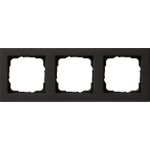 GIRA 021309 021309 Abdeckrahmen 3f E2 Schwarz m (21309)