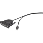 Renkforce RF-3385682 Kabelschnittstellen-/Gender-Adapter D-Sub 25-pin USB-C Schwarz (RF-3385682)