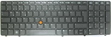 Hewlett Packard SPS-KEYBOARD DP BL W/NUM KP W8-RUS (703149-251)